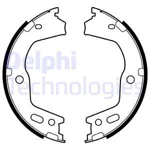 Brake Shoe Set, parking brake (LS2154)