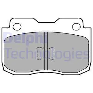 Brake Pad Set, disc brake (LP463)
