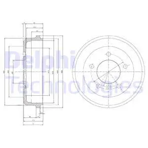 Brake Drum (BF168)