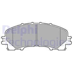 Brake Pad Set, disc brake (LP3183)
