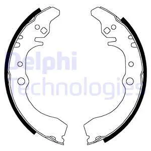 Brake Shoe Set (LS1823)