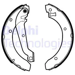 Brake Shoe Set (LS1287)