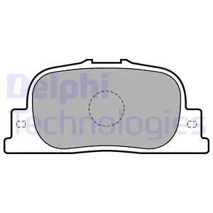 Brake Pad Set, disc brake (LP1740)