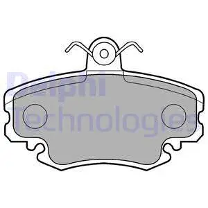 Brake Pad Set, disc brake (LP838)