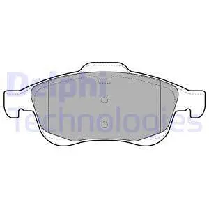 Brake Pad Set, disc brake (LP2101)