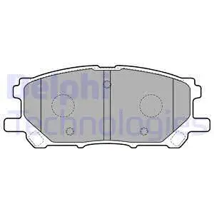 Brake Pad Set, disc brake (LP1823)