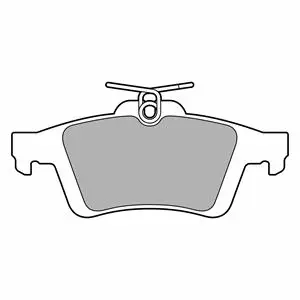 Brake Pad Set, disc brake (LP3653)