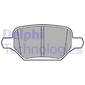 Brake Pad Set, disc brake (LP3611)