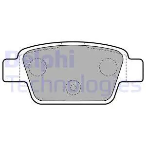 Brake Pad Set, disc brake (LP1719)