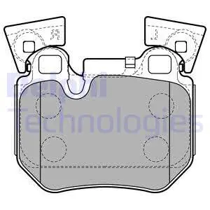 Brake Pad Set, disc brake (LP2121)