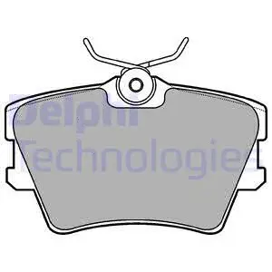 Brake Pad Set, disc brake (LP1019)
