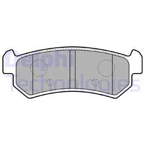 Brake Pad Set, disc brake (LP1910)