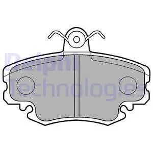 Brake Pad Set, disc brake (LP885)