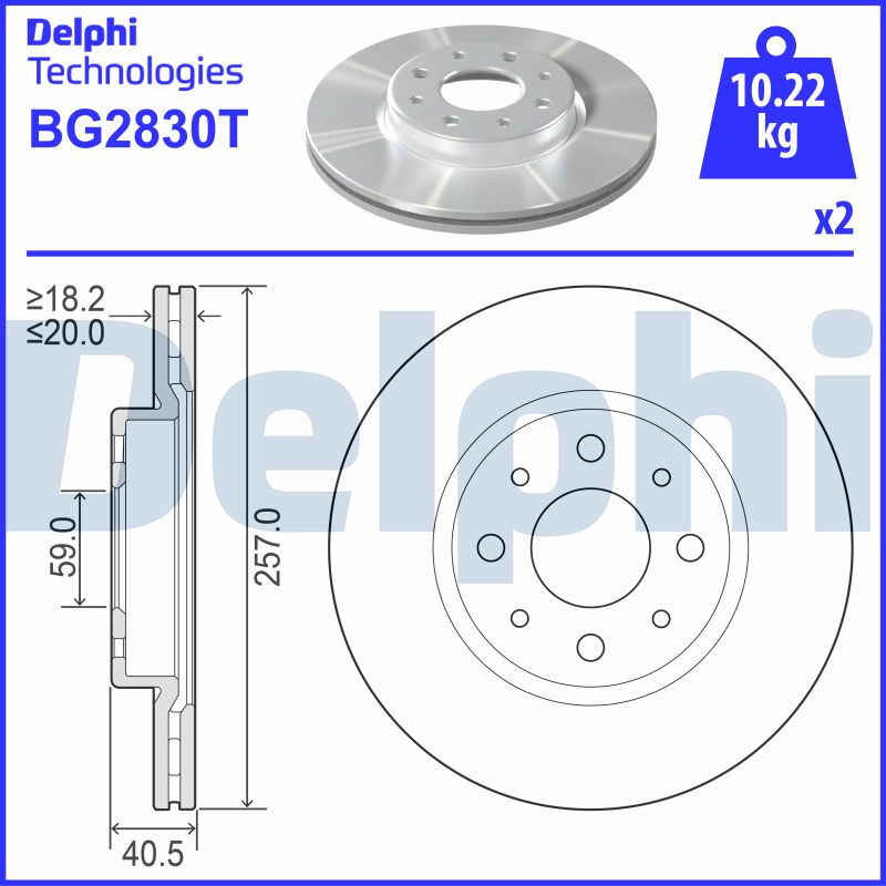 Brake Disc (BG2830T)