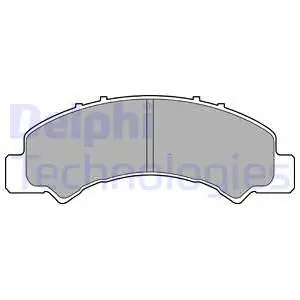 Brake Pad Set, disc brake (LP2770)