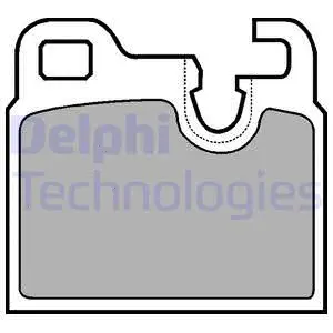 Brake Pad Set, disc brake (LP443)