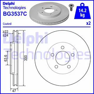 Brake Disc (BG3537C)