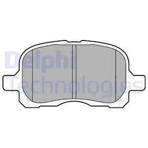 Brake Pad Set, disc brake (LP1302)