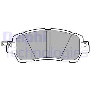 Brake Pad Set, disc brake (LP3189)