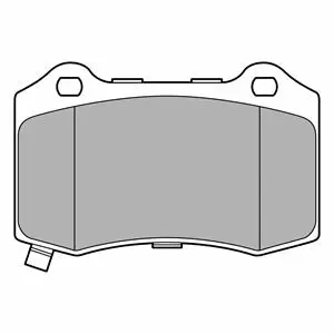 Brake Pad Set, disc brake (LP3676)