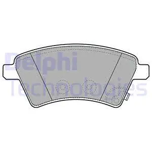Brake Pad Set, disc brake (LP1966)