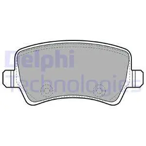 Brake Pad Set, disc brake (LP2008)