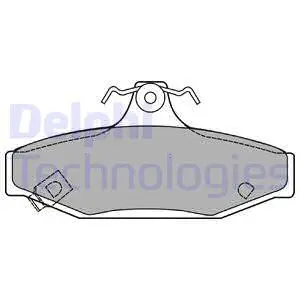 Brake Pad Set, disc brake (LP1420)