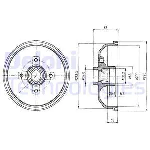 Brake Drum (BF293)