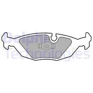 Brake Pad Set, disc brake (LP576)
