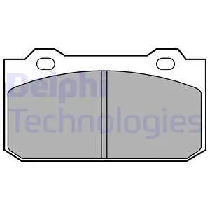 Brake Pad Set, disc brake (LP418)