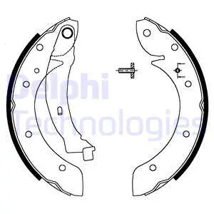 Brake Shoe Set (LS1716)