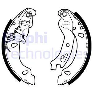 Brake Shoe Set (LS1970)