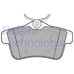 Brake Pad Set, disc brake (LP2180)