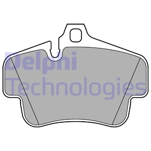Brake Pad Set, disc brake (LP3586)