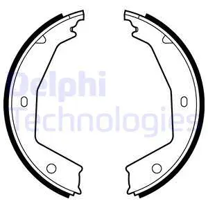 Brake Shoe Set, parking brake (LS1873)
