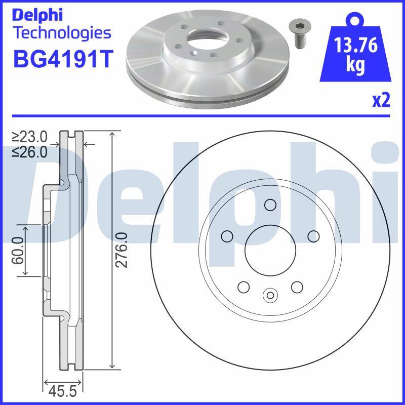 Brake Disc (BG4191T)