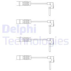 Warning Contact, brake pad wear (LZ0120)