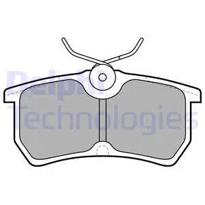 Brake Pad Set, disc brake (LP1316)