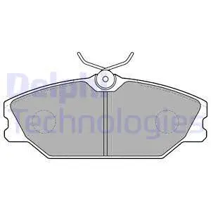 Brake Pad Set, disc brake (LP1524)