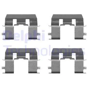 Accessory Kit, disc brake pad (LX0368)