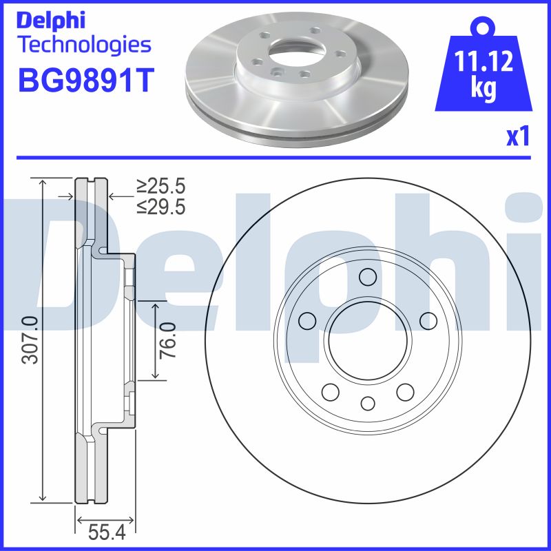 Brake Disc (BG9891T)