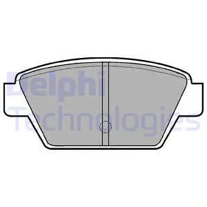 Brake Pad Set, disc brake (LP533)