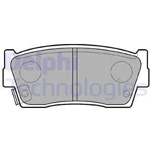 Brake Pad Set, disc brake (LP684)