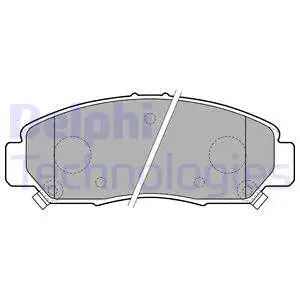 Brake Pad Set, disc brake (LP1789)