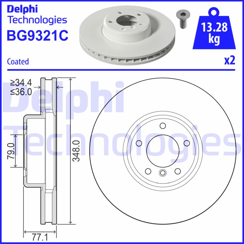 Brake Disc (BG9321C)