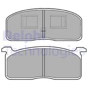 Brake Pad Set, disc brake (LP199)