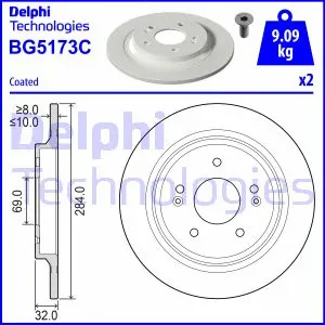 Brake Disc (BG5173C)