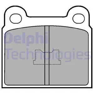 Brake Pad Set, disc brake (LP86)
