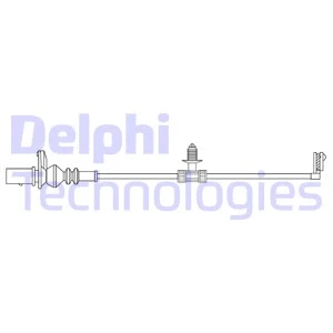 Warning Contact, brake pad wear (LZ0307)