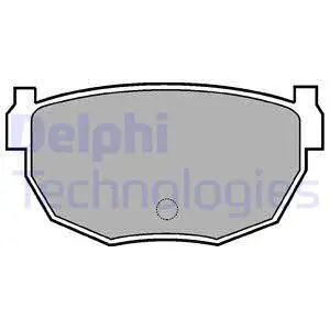 Brake Pad Set, disc brake (LP454)